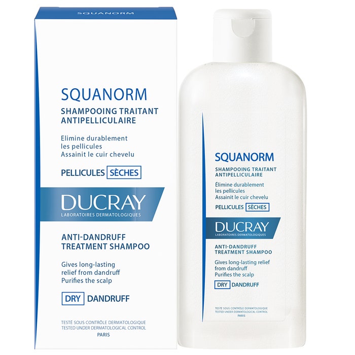 Ducray Squanorm Shampooing Traitant Antipelliculaire Pellicules Seches 200ml
