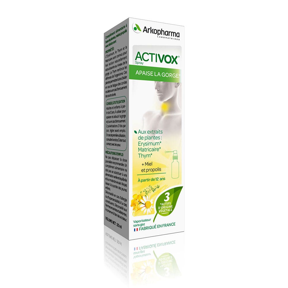 Arkopharma Spray Gorge Activox 30ml - Easypara