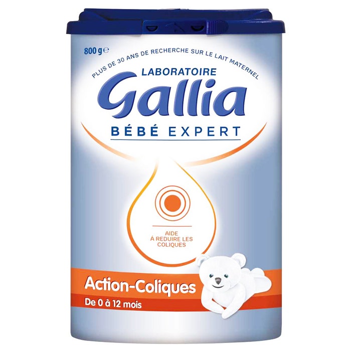 Bebe Expert Action Coliques 1 Lait En Poudre 0-12 Mois 800 g Gallia