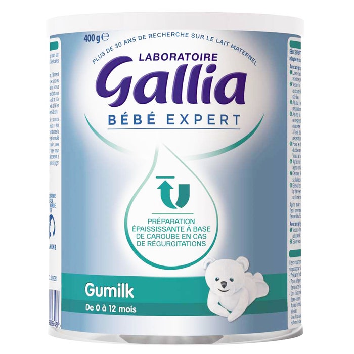 Gallia Bebe Expert Gumilk Epaississant En Poudre 0-12 Mois 400g