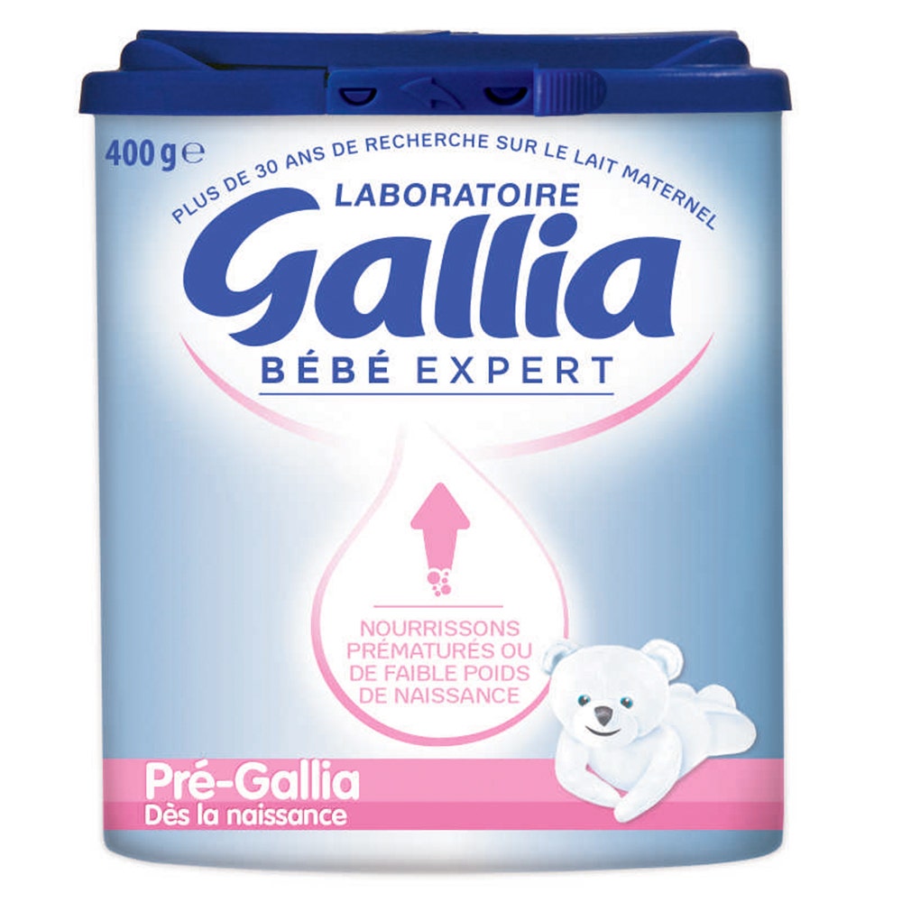 Gallia Pre-Gallia Lait En Poudre Pour Nourrissons Prématurés Dés La Naissance 400g