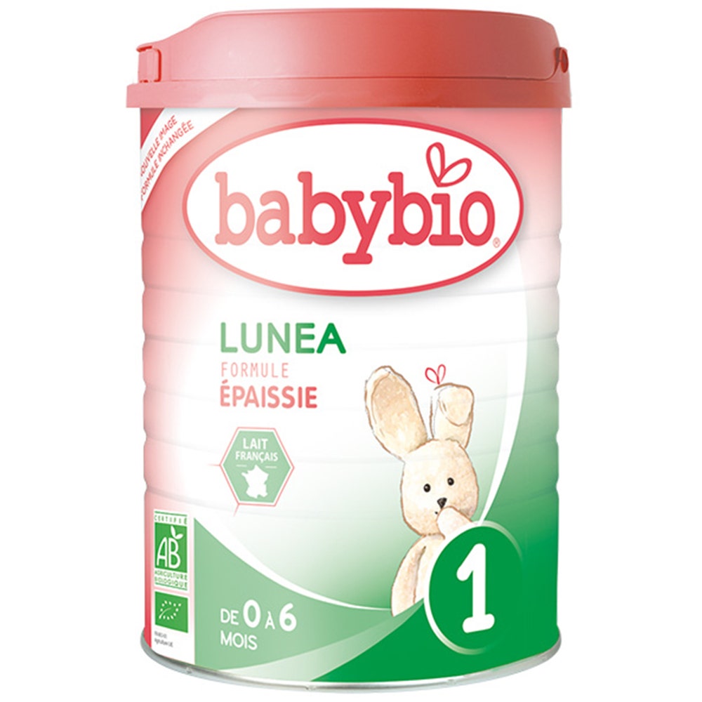 Babybio Lunea 1 Lait En Poudre Epaissi 0-6 Mois Bio 900g