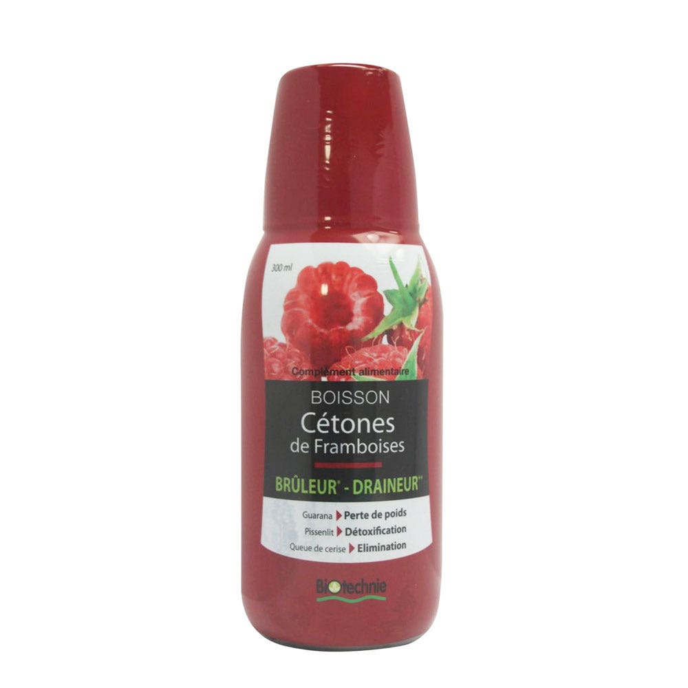 Biotechnie Boisson Cetone De Framboises Bruleur Draineur 300ml