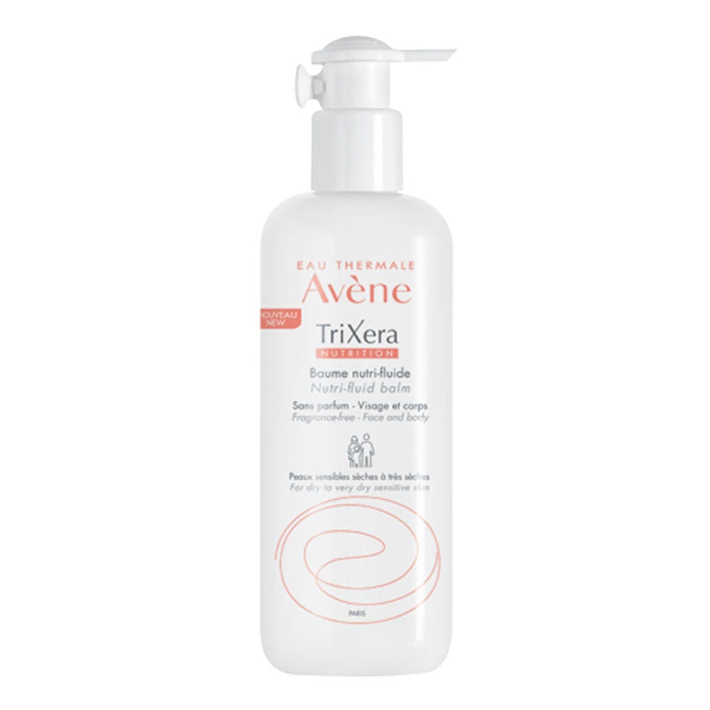 Avène Baume Nutri-fluide Visage Et Corps Trixera Peaux Sensibles 400ml