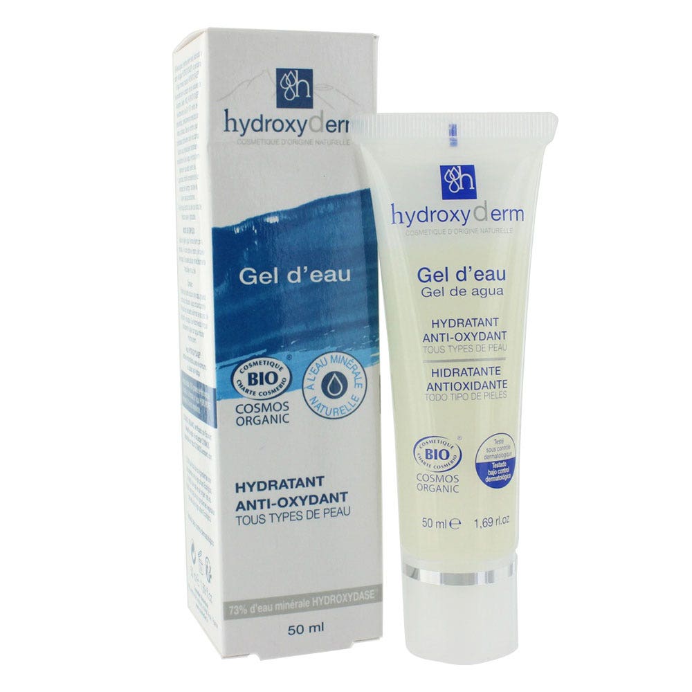 Hydroxyderm Gel D'eau Hydratant Anti-oxydant Bio 50ml