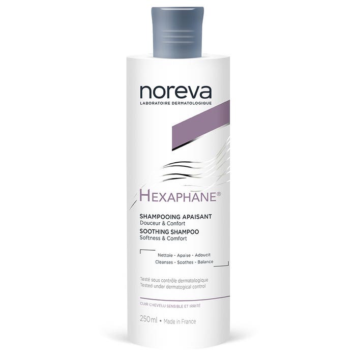 Shampooing Apaisant Cuir Chevelu Sensible 250ml Hexaphane Noreva