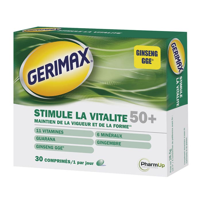Gerimax Vitalite 50+ 30 Comprimes