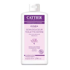 Cattier Gynea Gel Soin Douceur Intime Fleur De Candula Et Geranium Bio 200ml