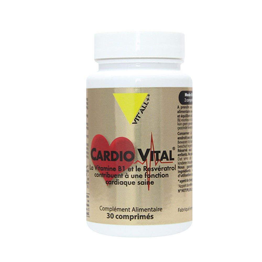 Vit'All+ Cardio Vital 30 Comprimés
