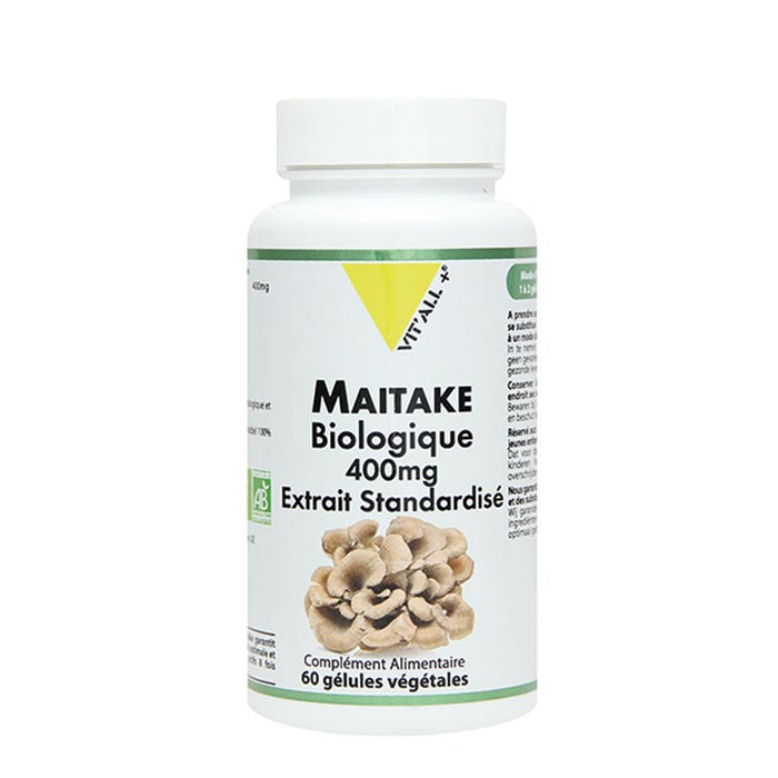 Maitake Bio 400mg 60 Gélules Vit'All+