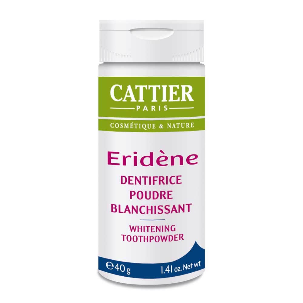 Cattier Dentifrice Eridene En Poudre Blanchissant Bio 40g