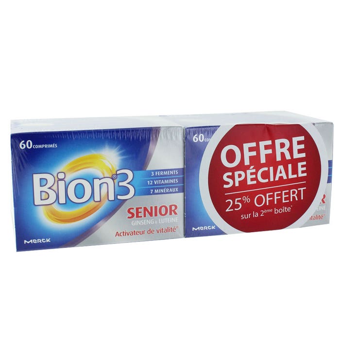 Bion3 Defense Seniors 2x60 Comprimes