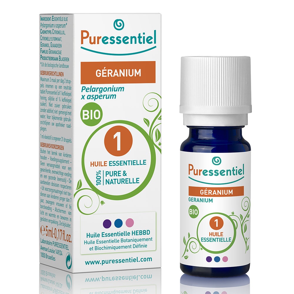 Puressentiel Huiles Essentielles Geranium Bio 5 ml