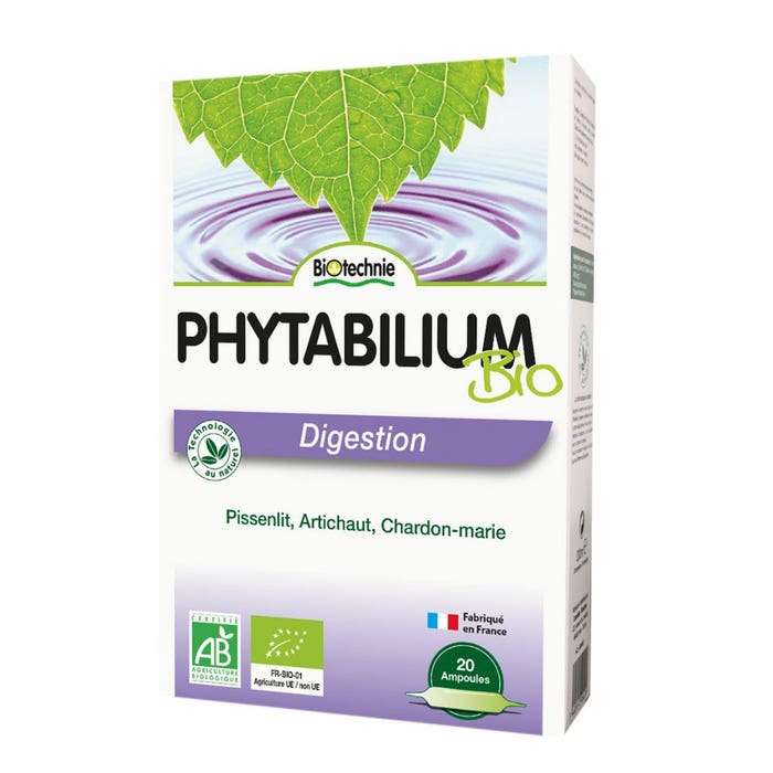 Biotechnie Phytabilium Digestion Bio 20 Ampoules