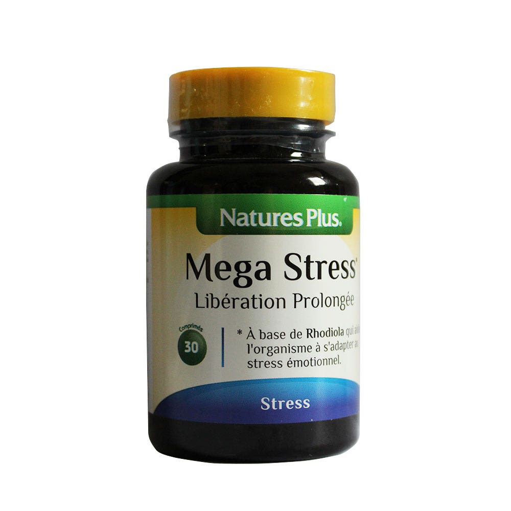 Nature'S Plus Mega Stress 30 Comprimes