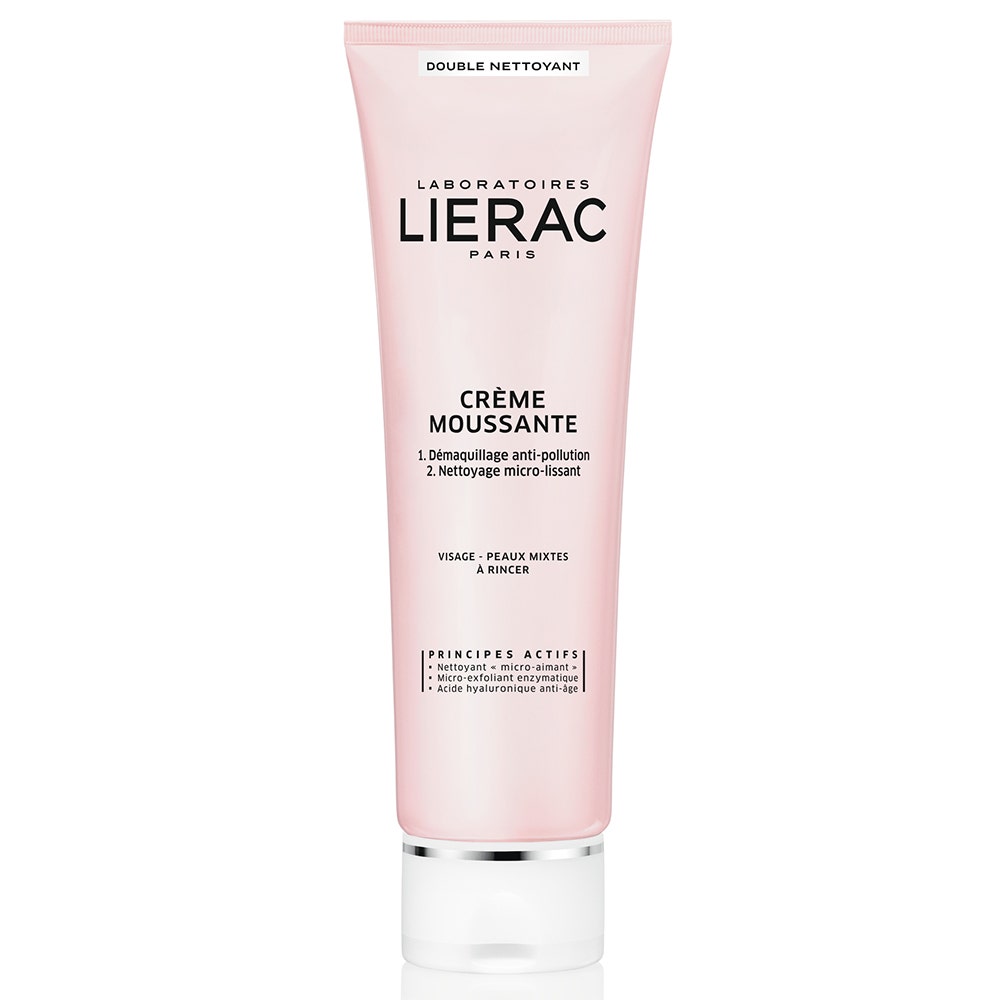 Lierac Démaquillants Creme Moussante Double Nettoyant Peaux Normales A Mixtes 150ml