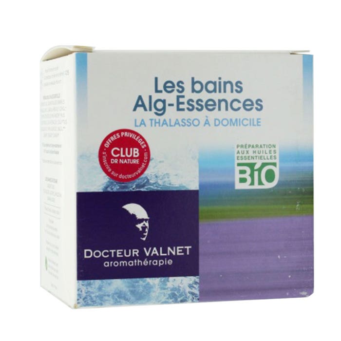 Dr Valnet Alg Essences Coffret 3 Bains Boite De 3 Sachets D'algues + 3 Huiles Essentielles Dr. Valnet