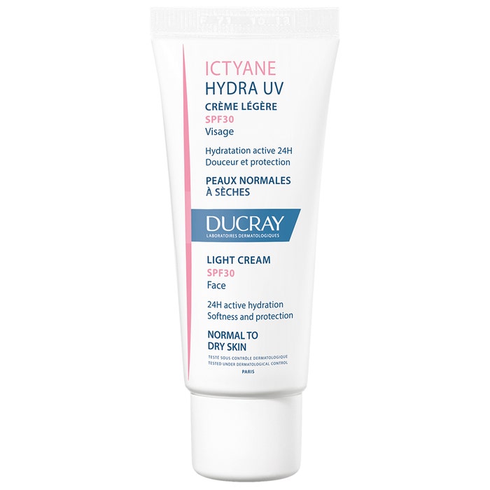 Hydra Uv Creme Legere Spf30 Peaux Normales A Seches 40ml Ictyane Ducray