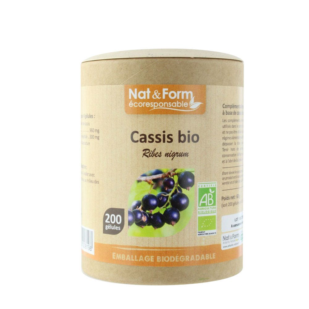 Nat&Form CASSIS BIO 200 Gélules