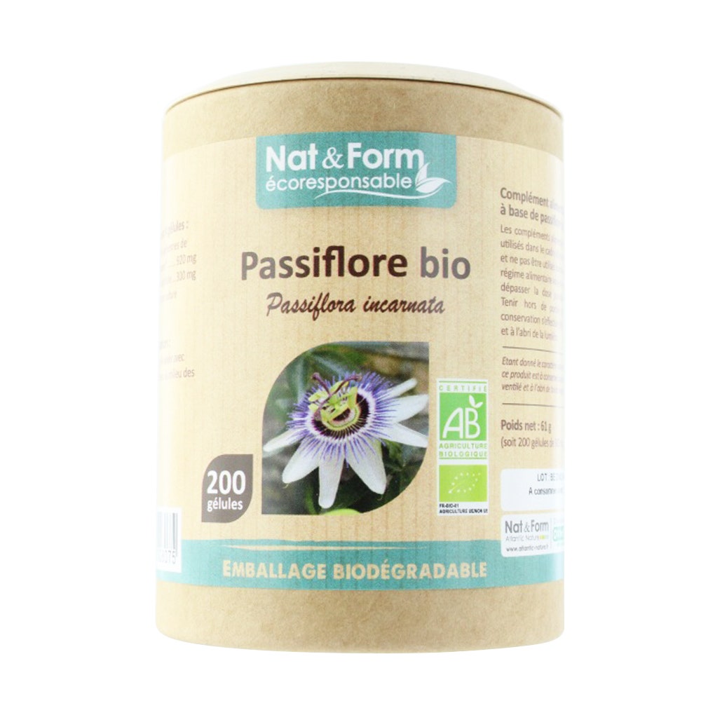 Nat&Form PASSIFLORE BIO 200 Gélules
