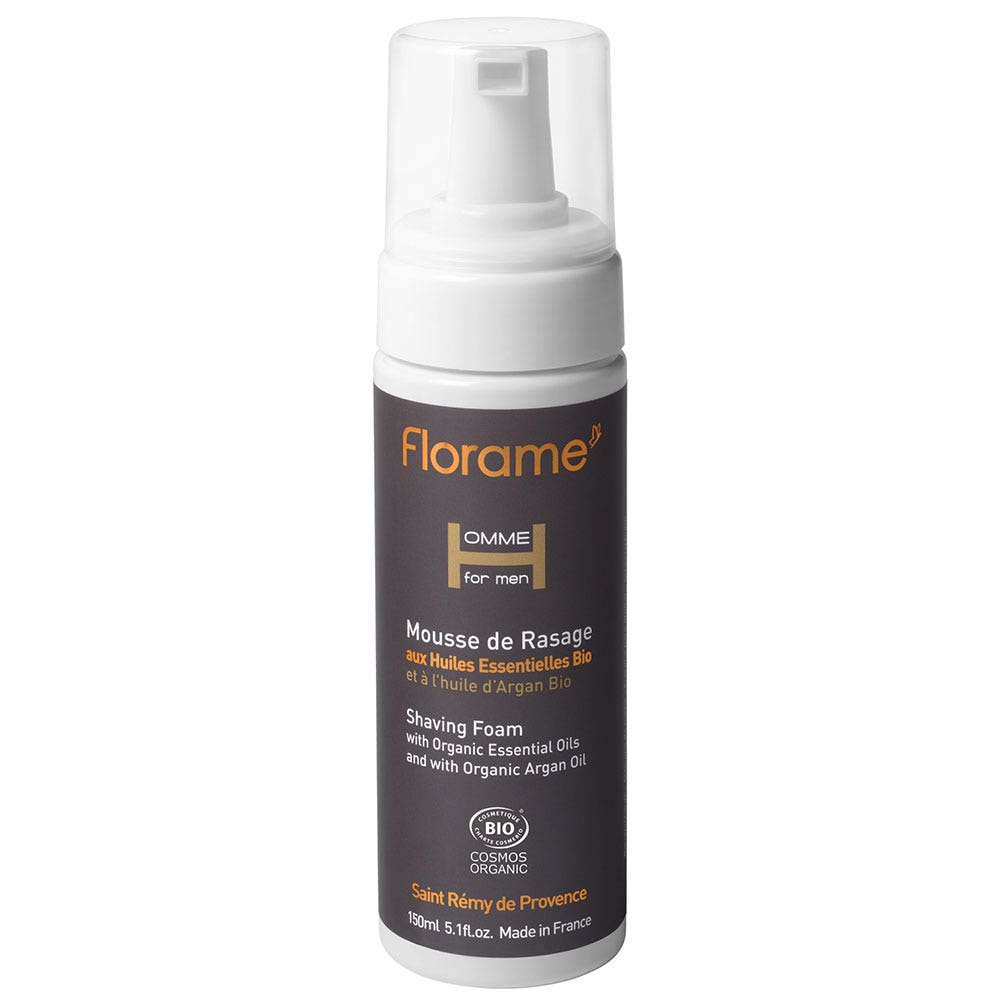 Florame Homme For Men Mousse De Rasage Bio 150ml