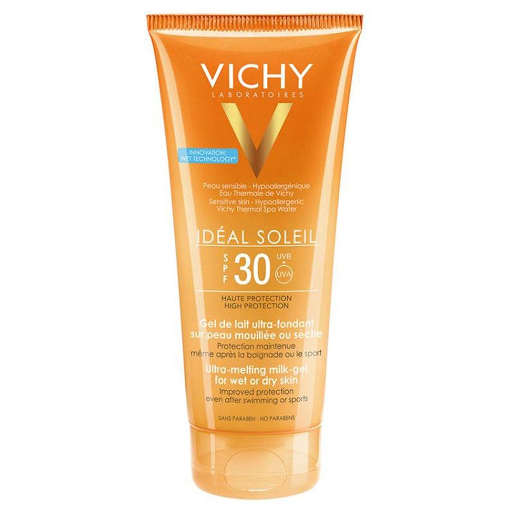 Vichy Ideal Soleil Gel De Lait Ultra Fondant Spf30 Peaux Sensibles 200ml