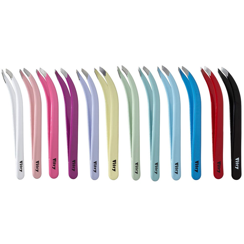 Vitry Pince A Epiler Couleur Mors Crabe & Biais