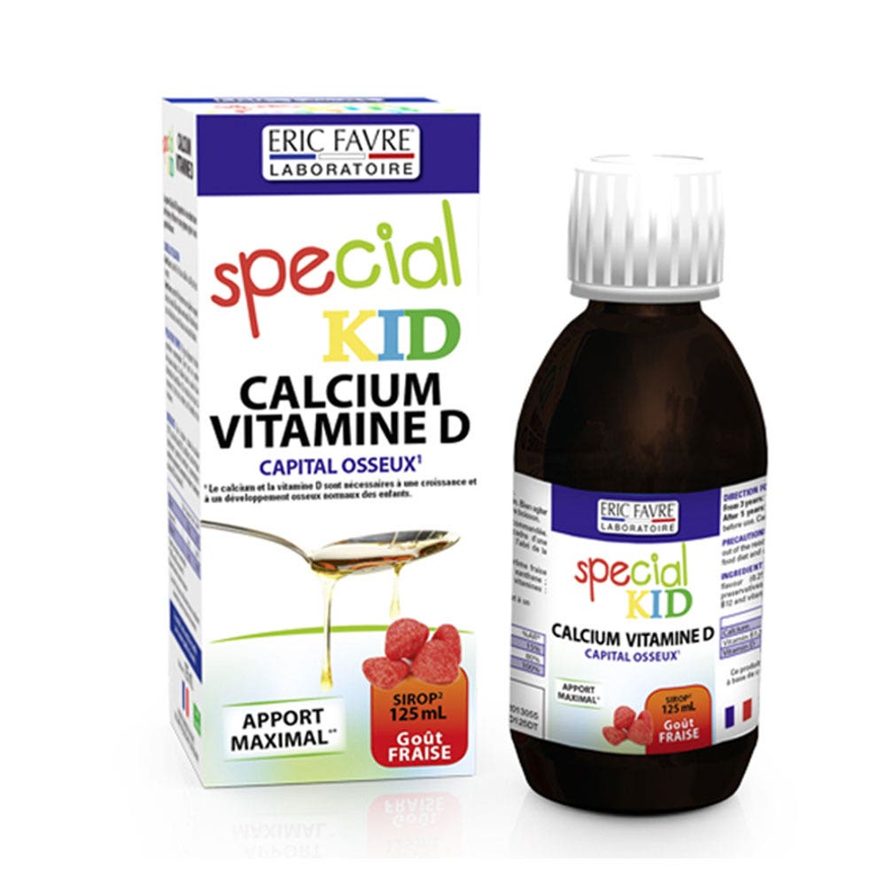 Eric Favre Special Kid Sirop Calcium Vitamine D 125ml