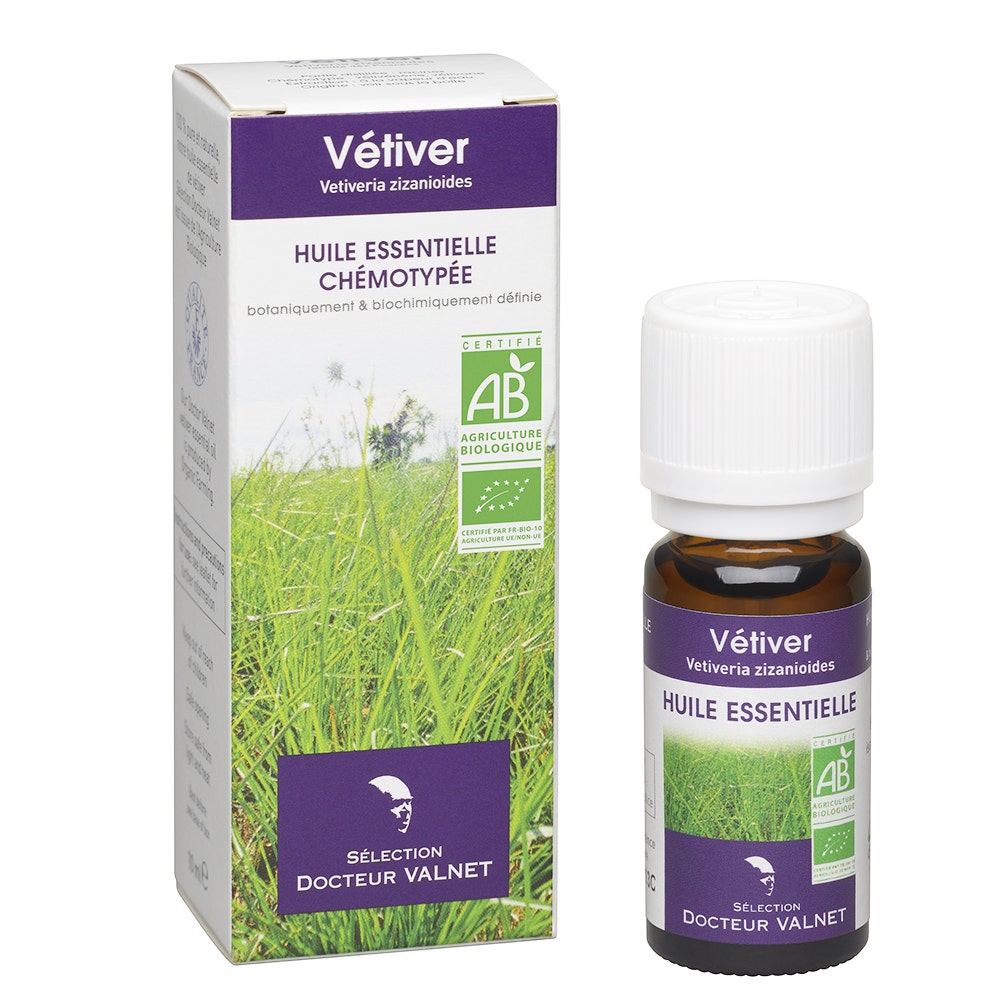 Dr. Valnet HUILE ESSENTIELLE VETIVER BIO 10ml