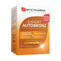 Forté Pharma Expert AutoBronz Autobronzant Effet bonne mine 30 ampoules