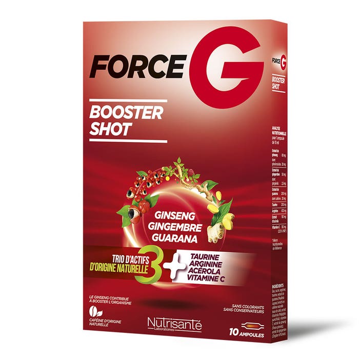 Nutrisante Force G Booster Shot 10 Ampoules 10 ml
