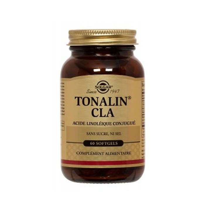 Solgar Tonalin® CLA 1300mg Acide Linoléique conjugué 60 capsules