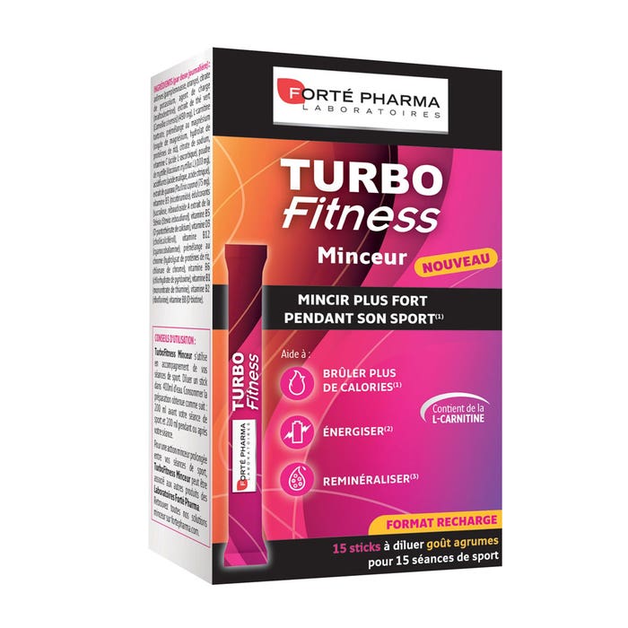 Forté Pharma Turbo Fitness 15 Sticks Recharge