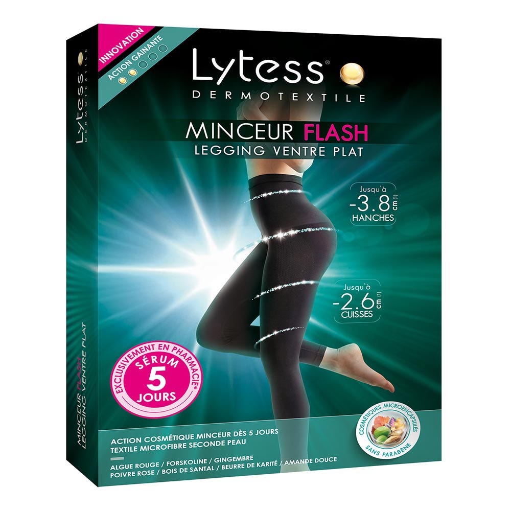 Lytess Legging Ventre Plat Minceur Flash Noir