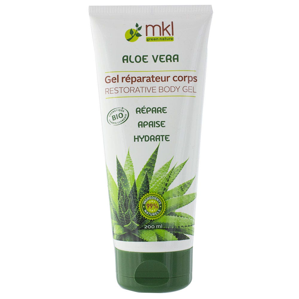 Mkl Gel Reparateur Corps A L'aloe Vera Bio 200 ml