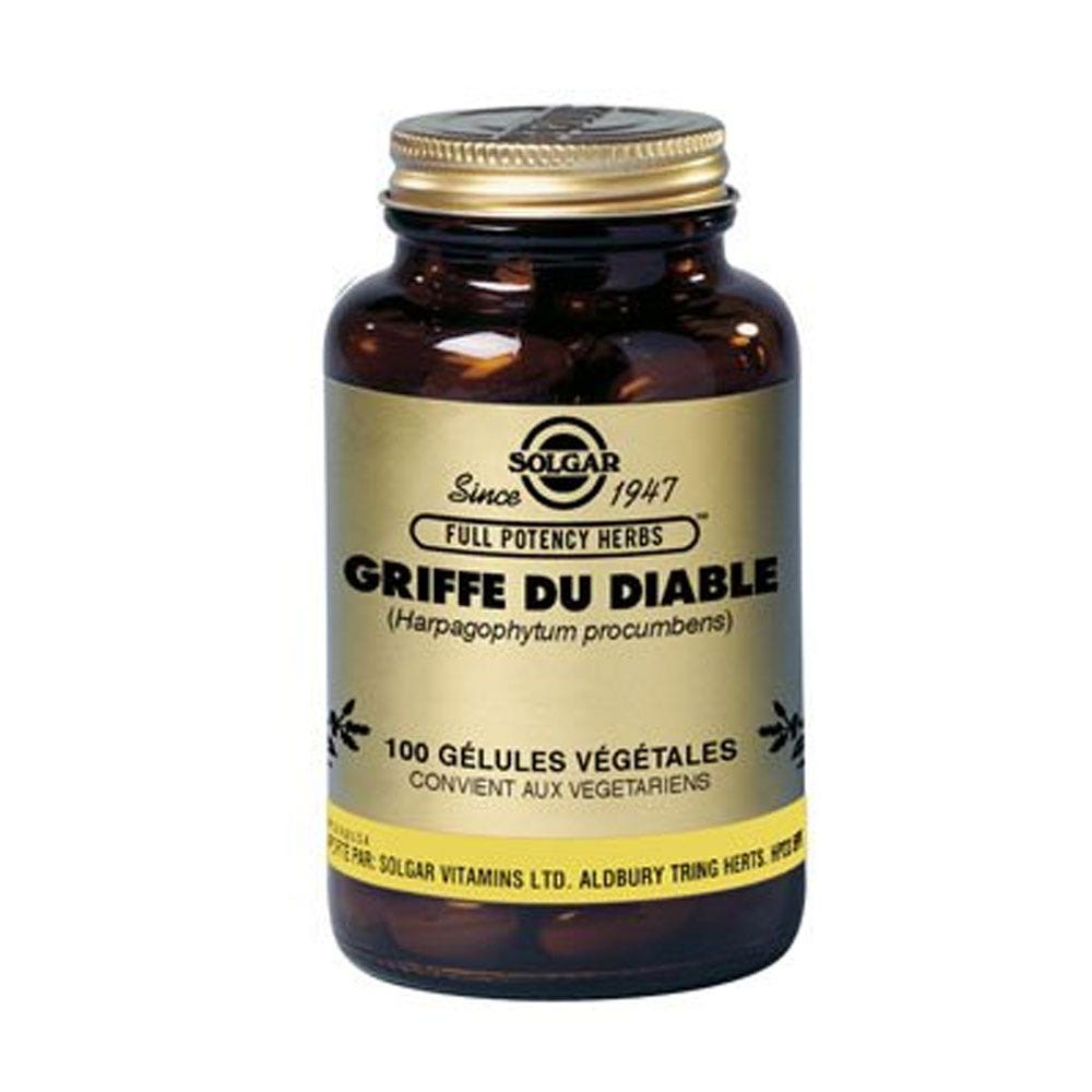 Solgar Griffe Du Diable 100 Gelules