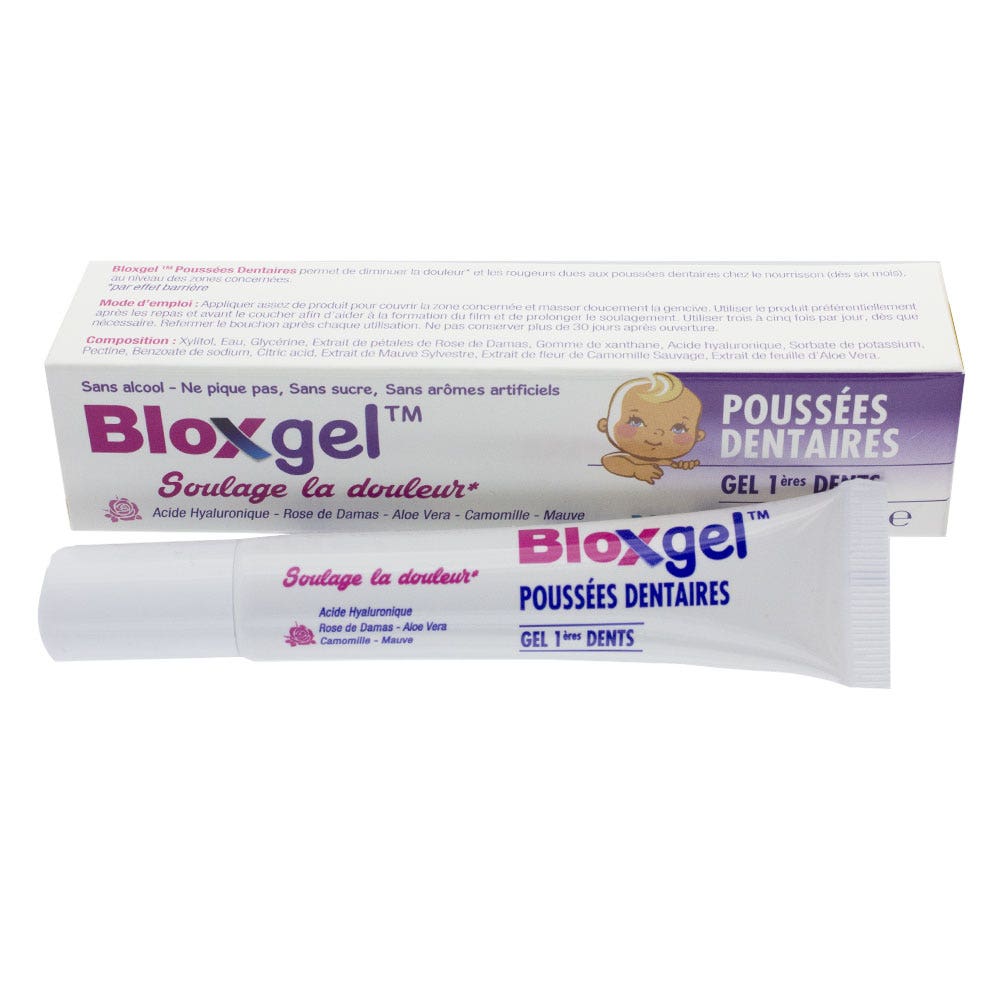 Bausch&Lomb BLOXGEL GEL PREMIERES DENTS POUSSEES DENTAIRES 15ml