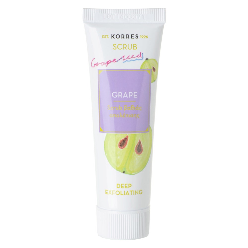 Korres Beauty Shots Raisin Gommage Exfoliant Peaux Mixtes A Tendance Grasse 18ml