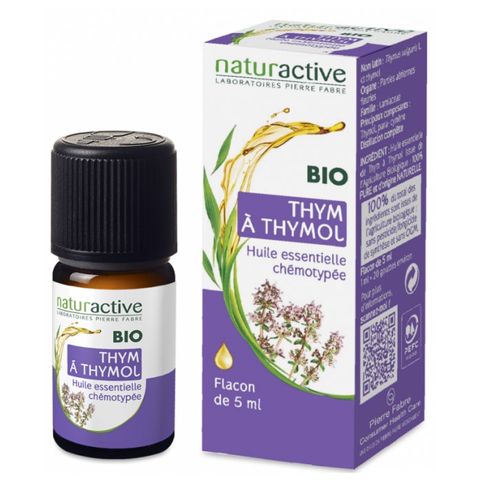 Naturactive Huile Essentielle Bio Thym A Thymol 5 ml