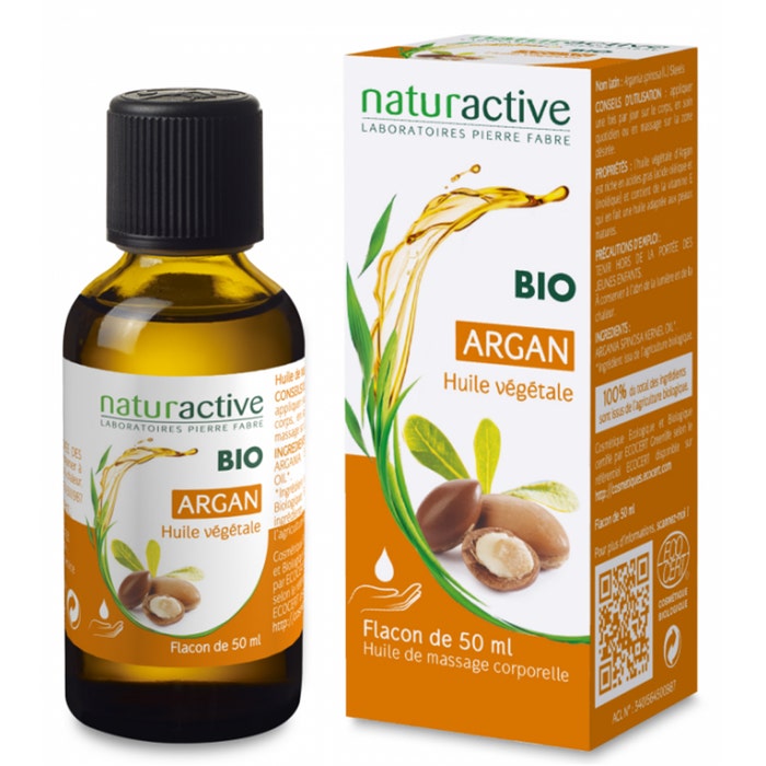 Naturactive Huile Vegetale Bio Argan 50 ml