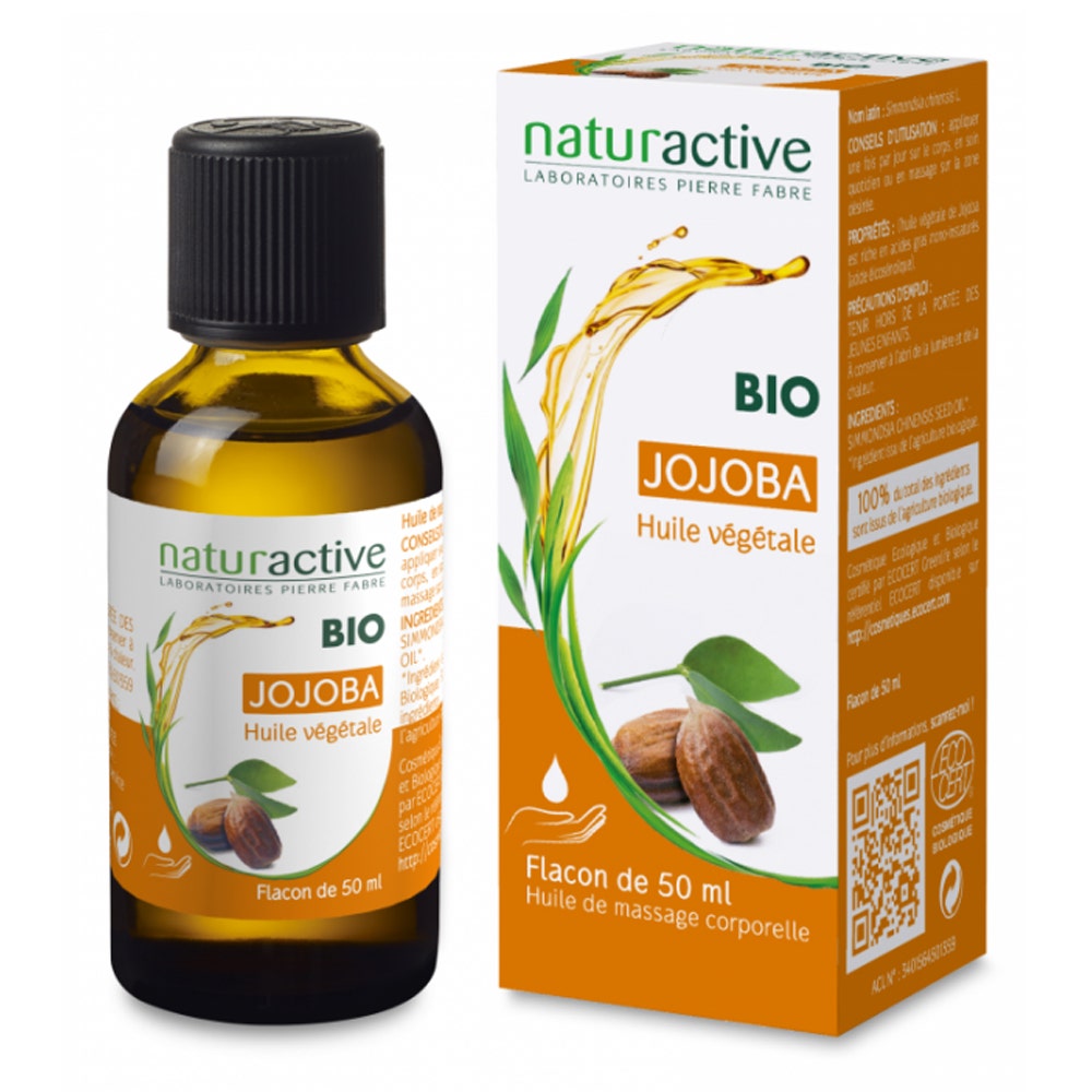 Naturactive Huile Vegetale Bio Jojoba 50 ml