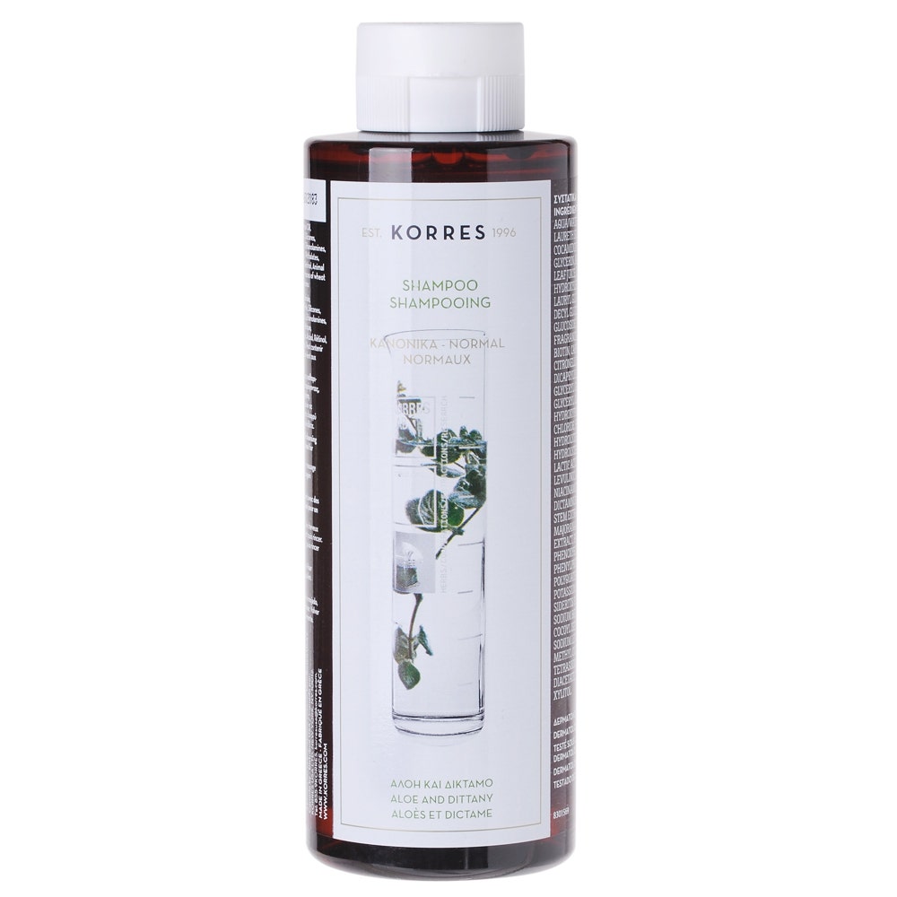 Korres Shampooing Cheveux Normaux Usage Frequent Aloes Et Dictame 250ml
