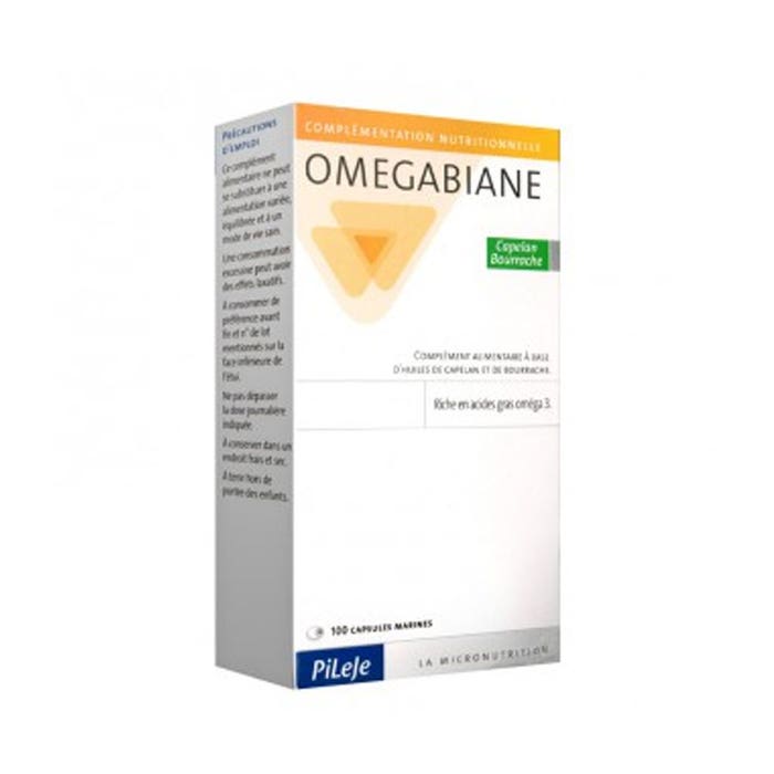 Pileje Omegabiane Capelan-bourrache 100 Capsules