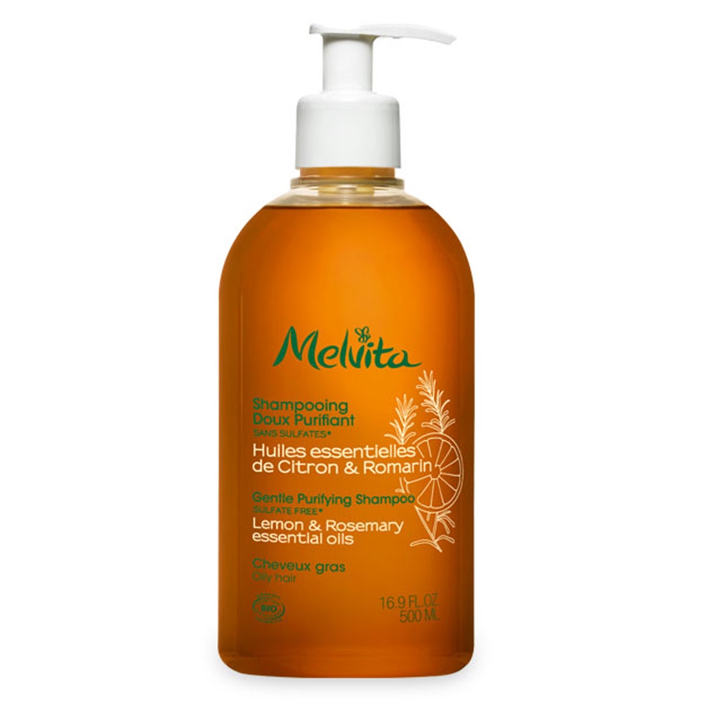 Melvita Shampooing Doux Purifiant Cheveux Gras Bio 500ml