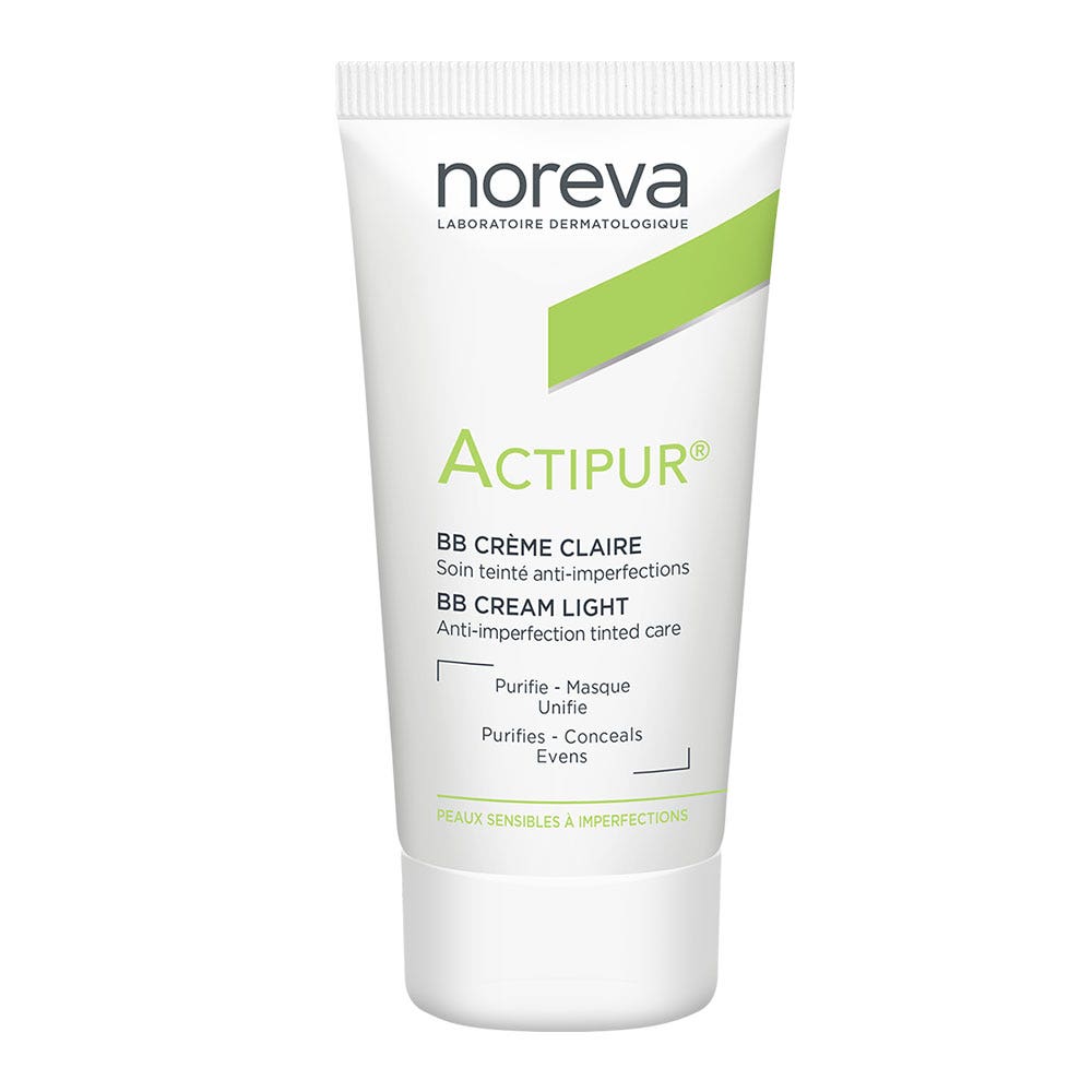 Noreva Actipur Bb Creme Claire Peaux Sensibles A Imperfections 30ml