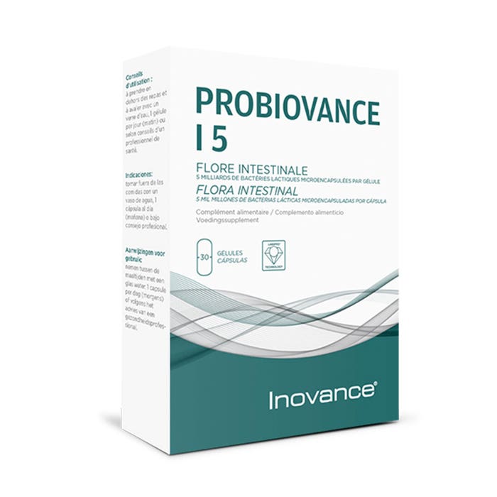 Flore Intestinale 30 Gélules Probiovance I5 Inovance