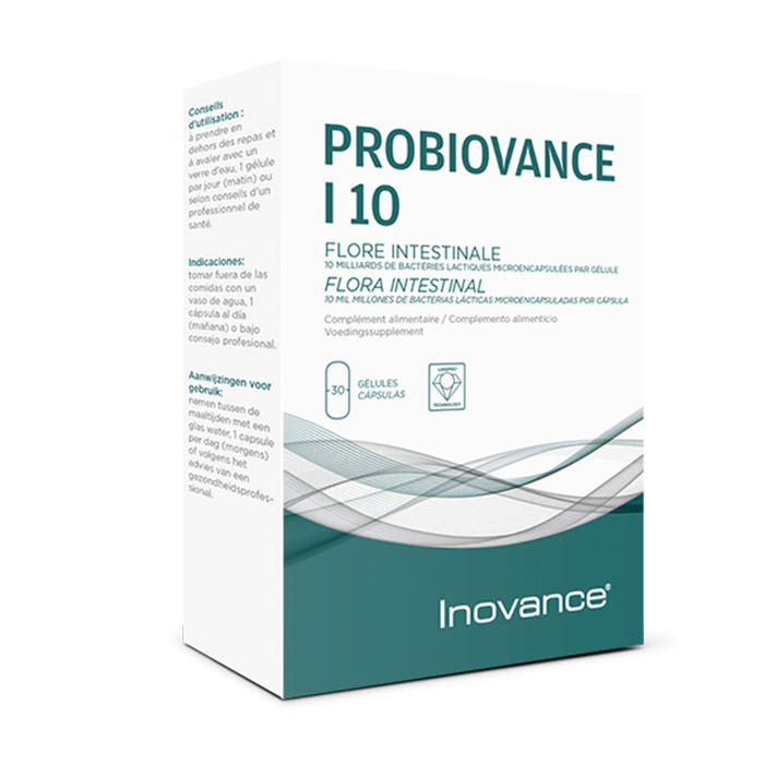 Flore Intestinale 30 Gélules Probiovance I10 Inovance