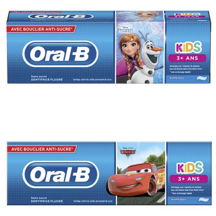 Oral-B Kids Dentifrice 3 à 6 ans 75ml