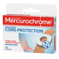 Mercurochrome Pansements Protection Cors 12 Pansements