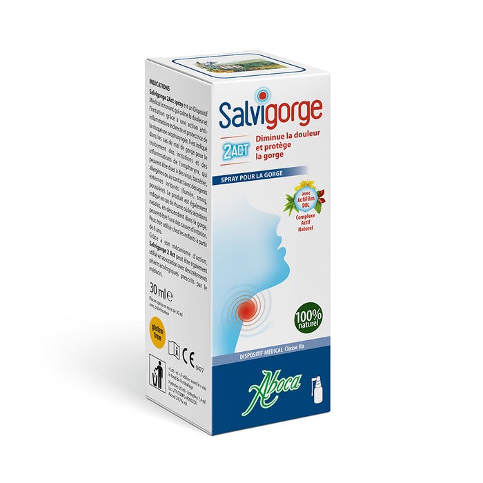 Aboca ORL Salvigorge 2act Spray 30ml